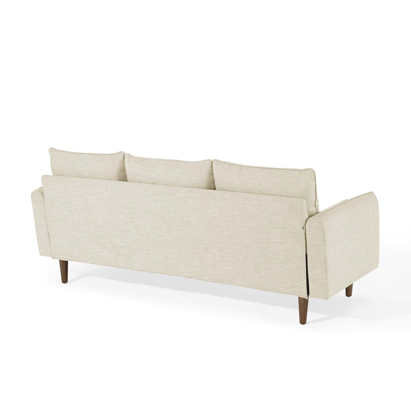Revive Upholstered Right or Left Sectional Sofa Beige | Polyester by Modway