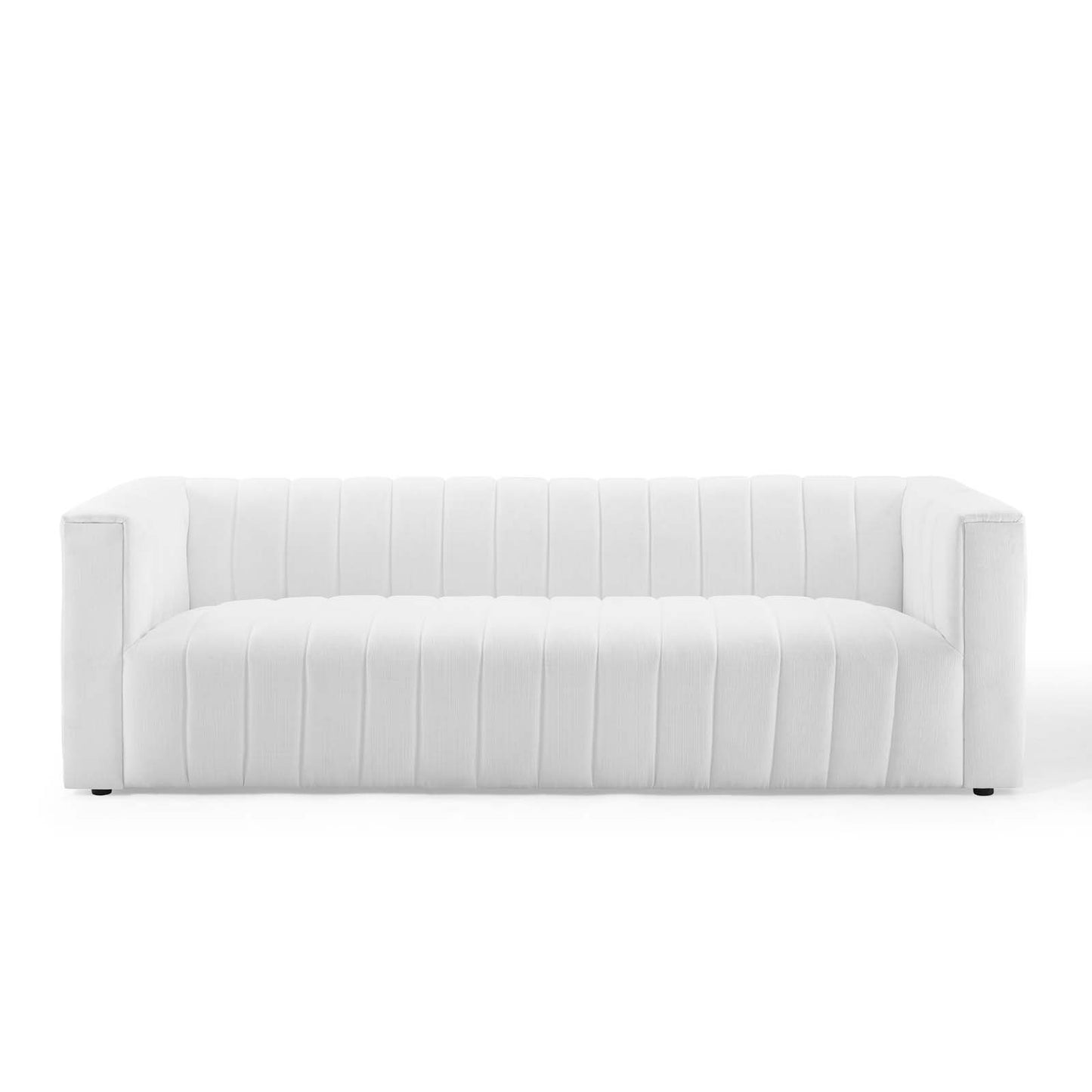 Reflection Channel Tufted Upholstered Fabric Sofa | Polyester by Modway