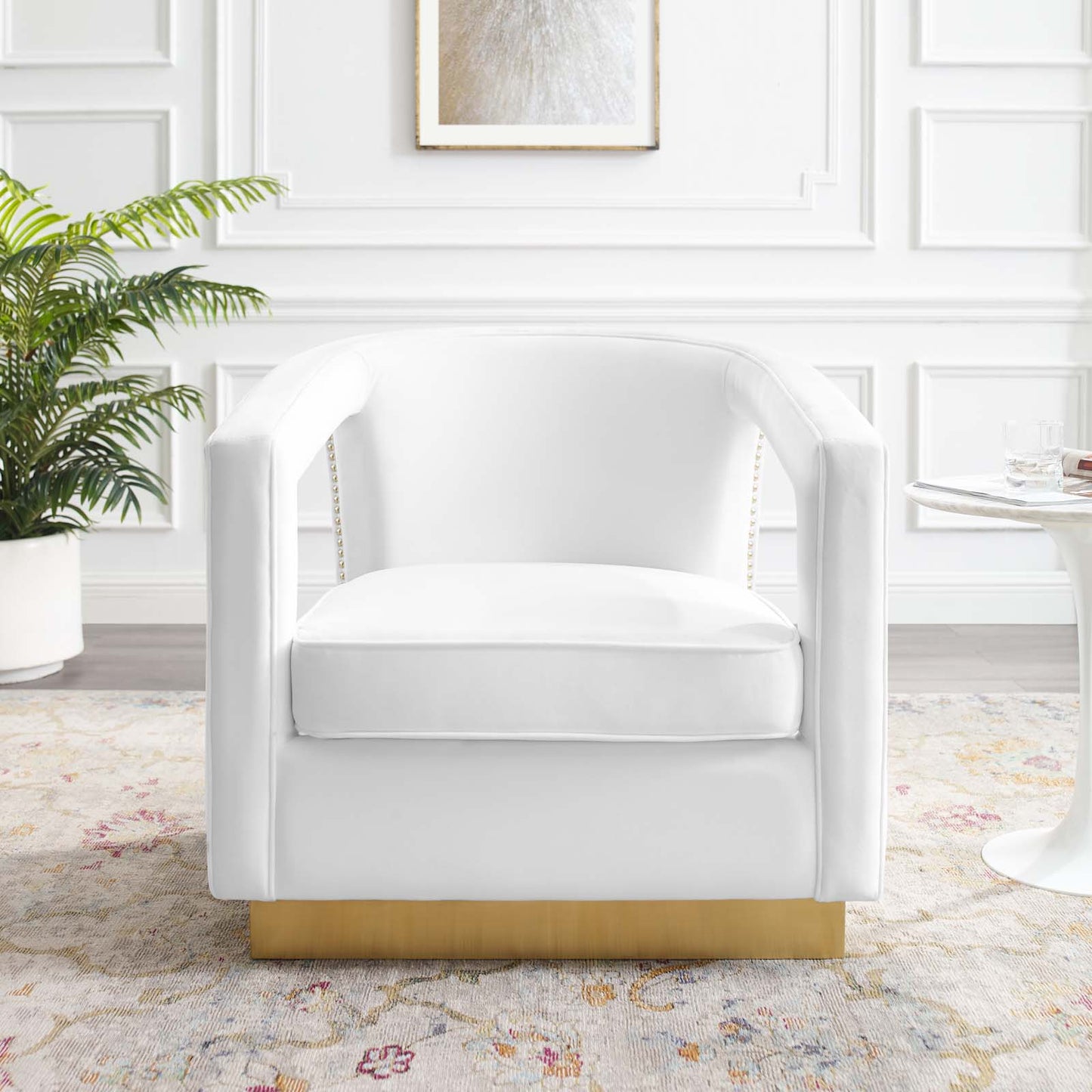 Frolick Performance Velvet Armchair by Modway
