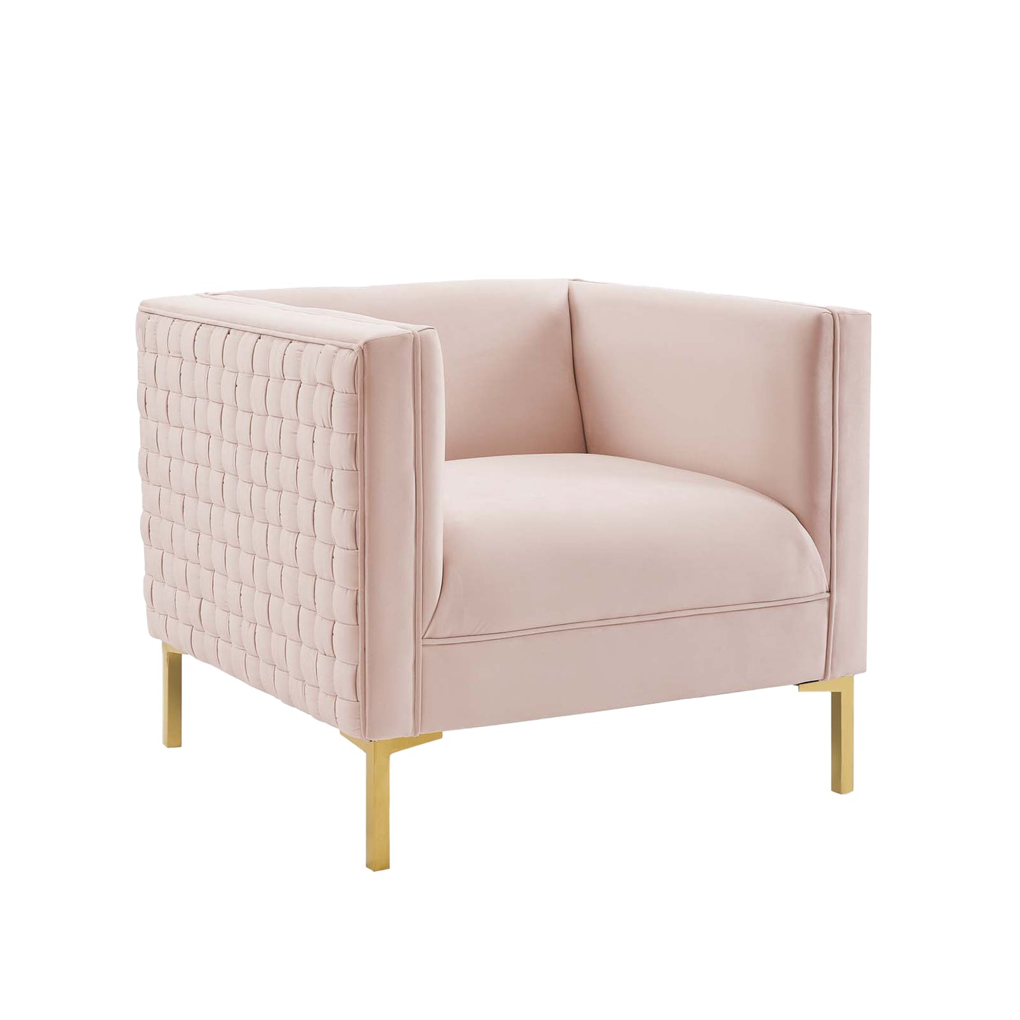 Resonate Performance Velvet Armchair | Polyester by Modway