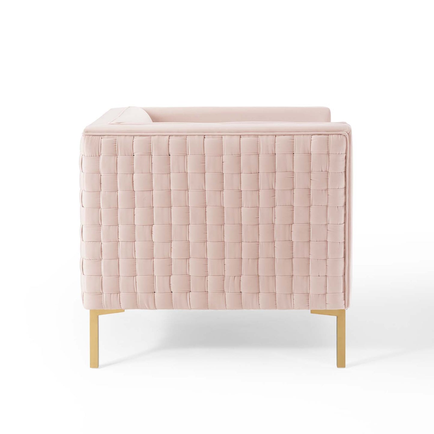 Resonate Performance Velvet Armchair | Polyester by Modway