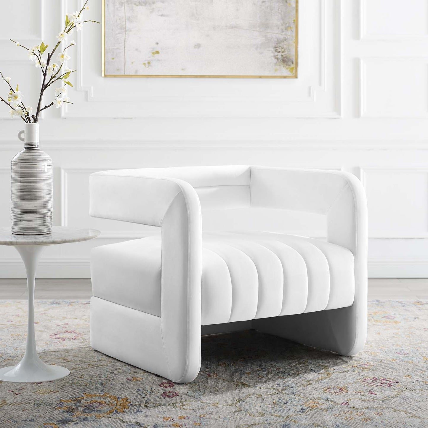 Range Tufted Performance Velvet Accent Armchair by Modway