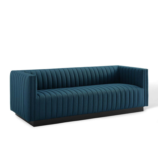 Conjure Tufted Upholstered Fabric Sofa | Polyester by Modway