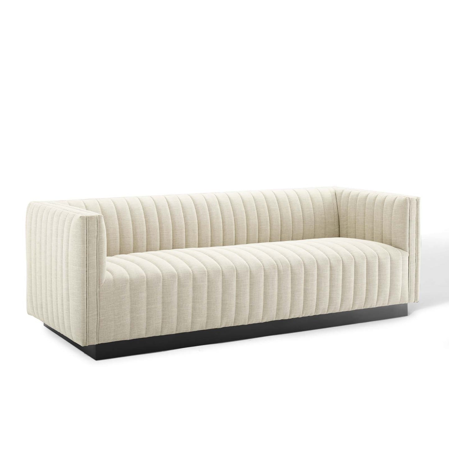 Conjure Tufted Upholstered Fabric Sofa | Polyester by Modway
