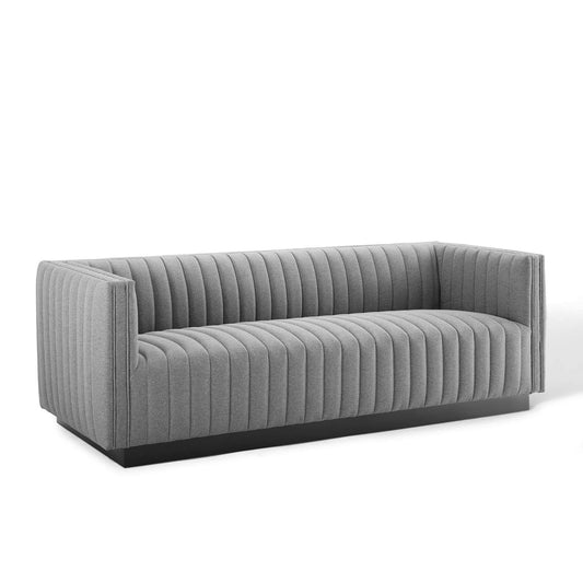 Conjure Tufted Upholstered Fabric Sofa | Polyester by Modway