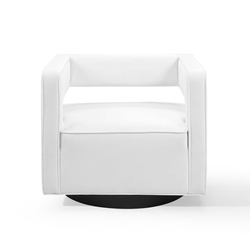 Booth Performance Velvet Swivel Armchair by Modway