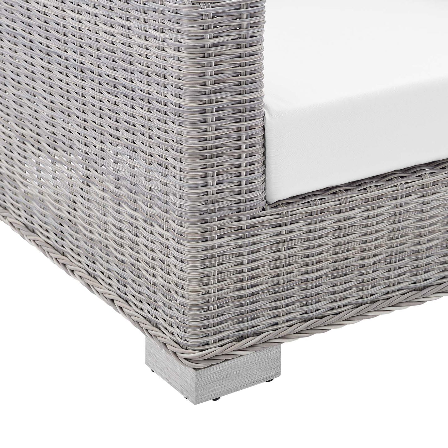 Conway Outdoor Patio Wicker Rattan Loveseat by Modway