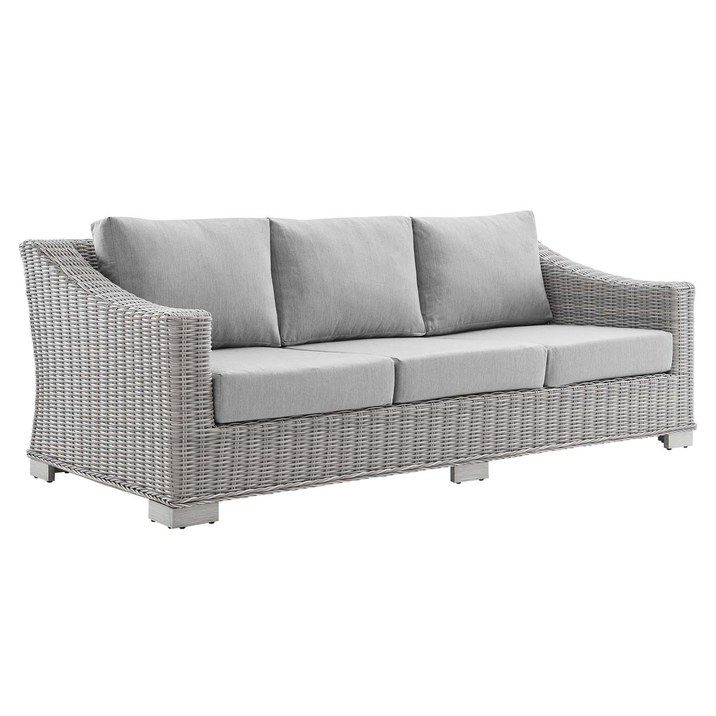 Conway Sunbrella Outdoor Patio Wicker Rattan Sofa by Modway