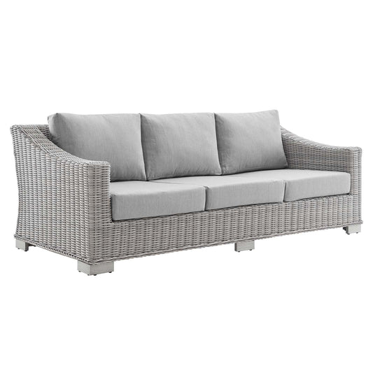 Conway Sunbrella Outdoor Patio Wicker Rattan Sofa by Modway