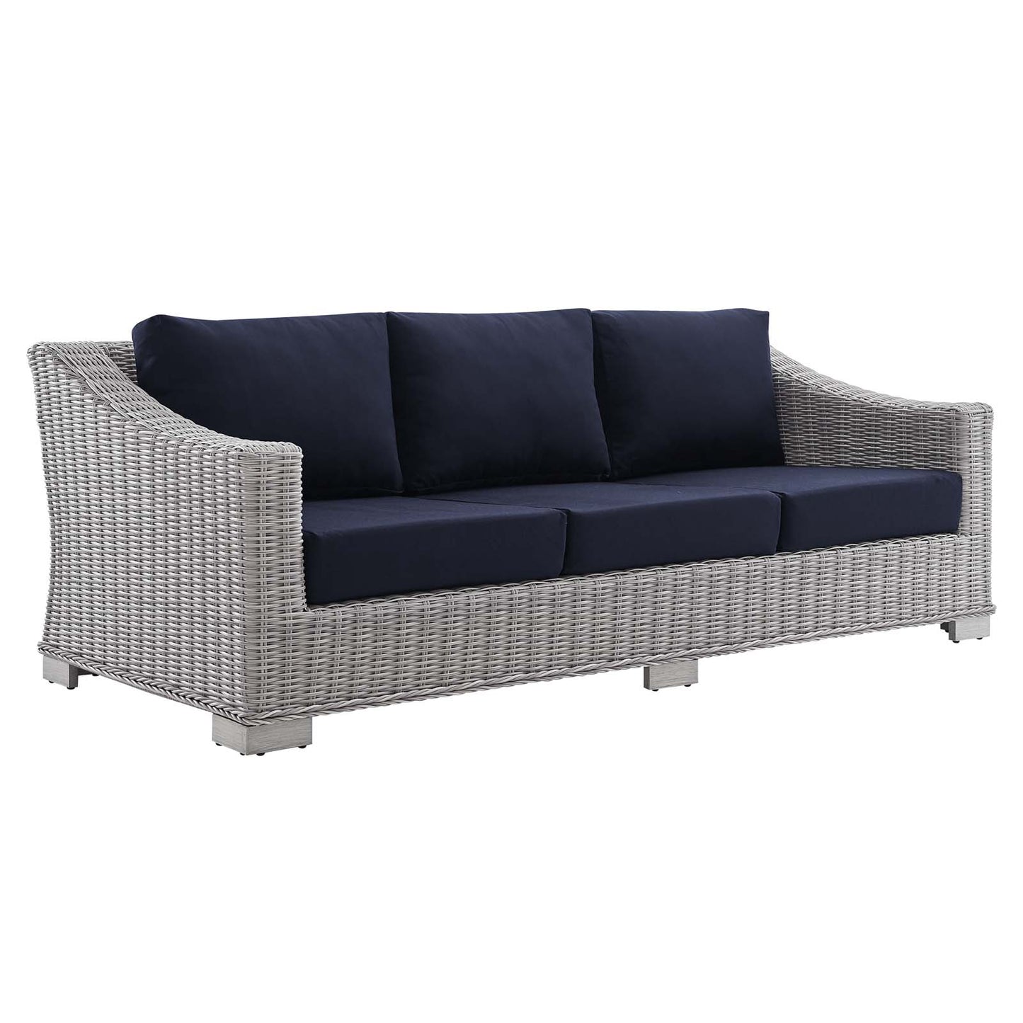 Conway Sunbrella Outdoor Patio Wicker Rattan Sofa by Modway
