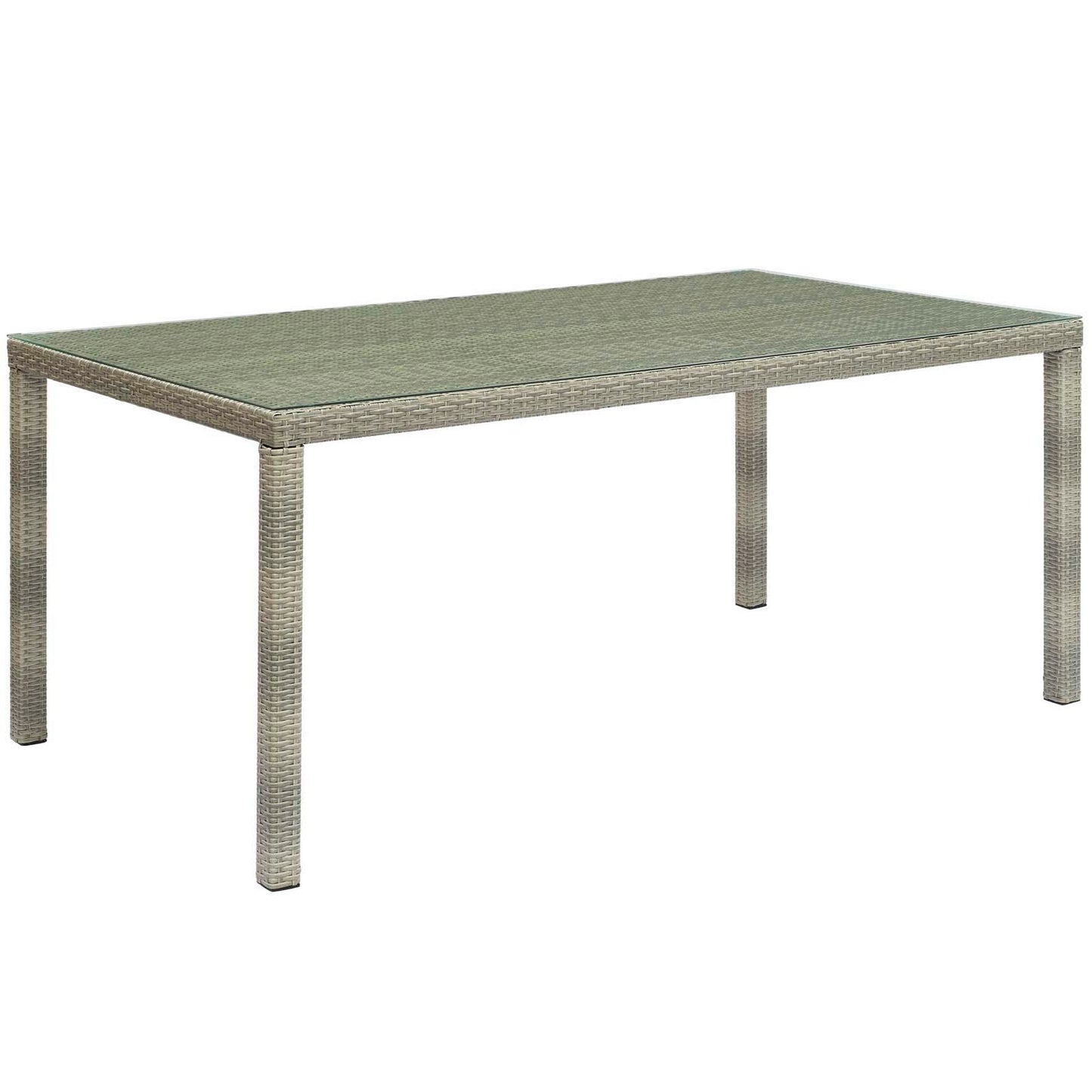 Conduit 7 Piece Outdoor Patio Wicker Rattan Dining Set by Modway