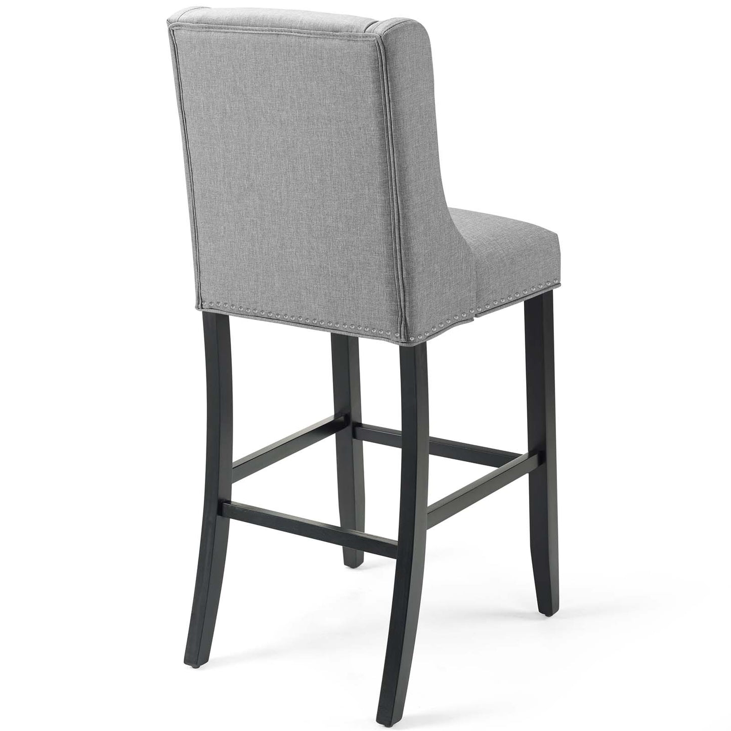 Baron Bar Stool Upholstered Fabric Set of 2 by Modway