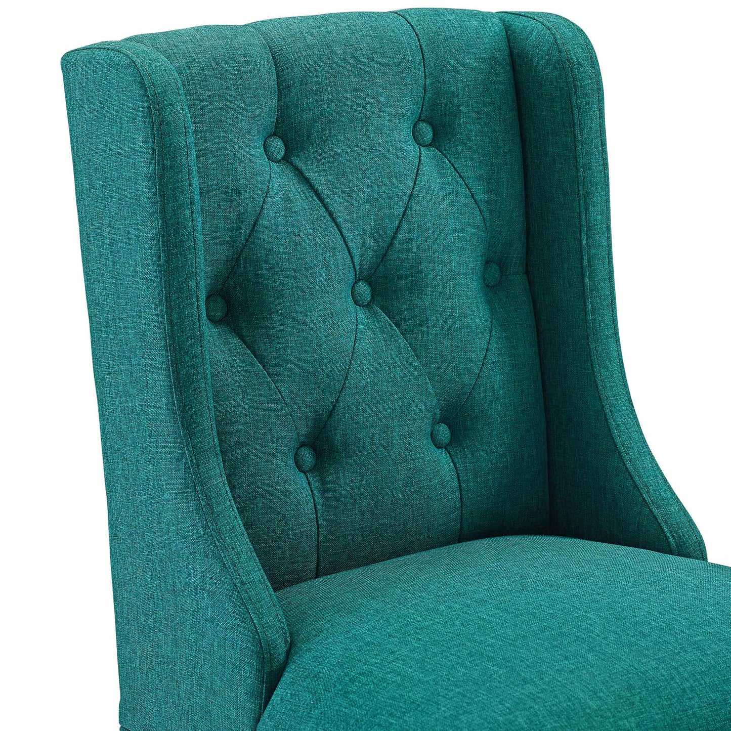Baronet Counter Bar Stool Upholstered Fabric Set of 2 | Polyester by Modway