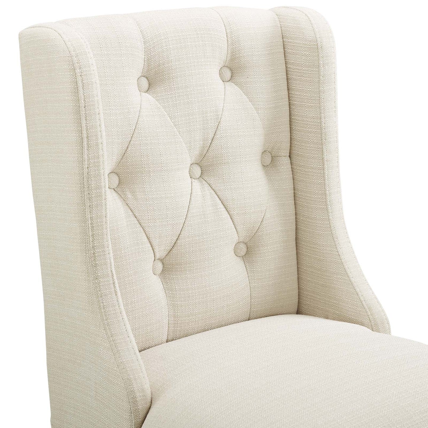 Baronet Bar Stool Upholstered Fabric Set of 2 | Polyester by Modway