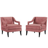 Concur Living Room Set Performance Velvet Set of 2 by Modway