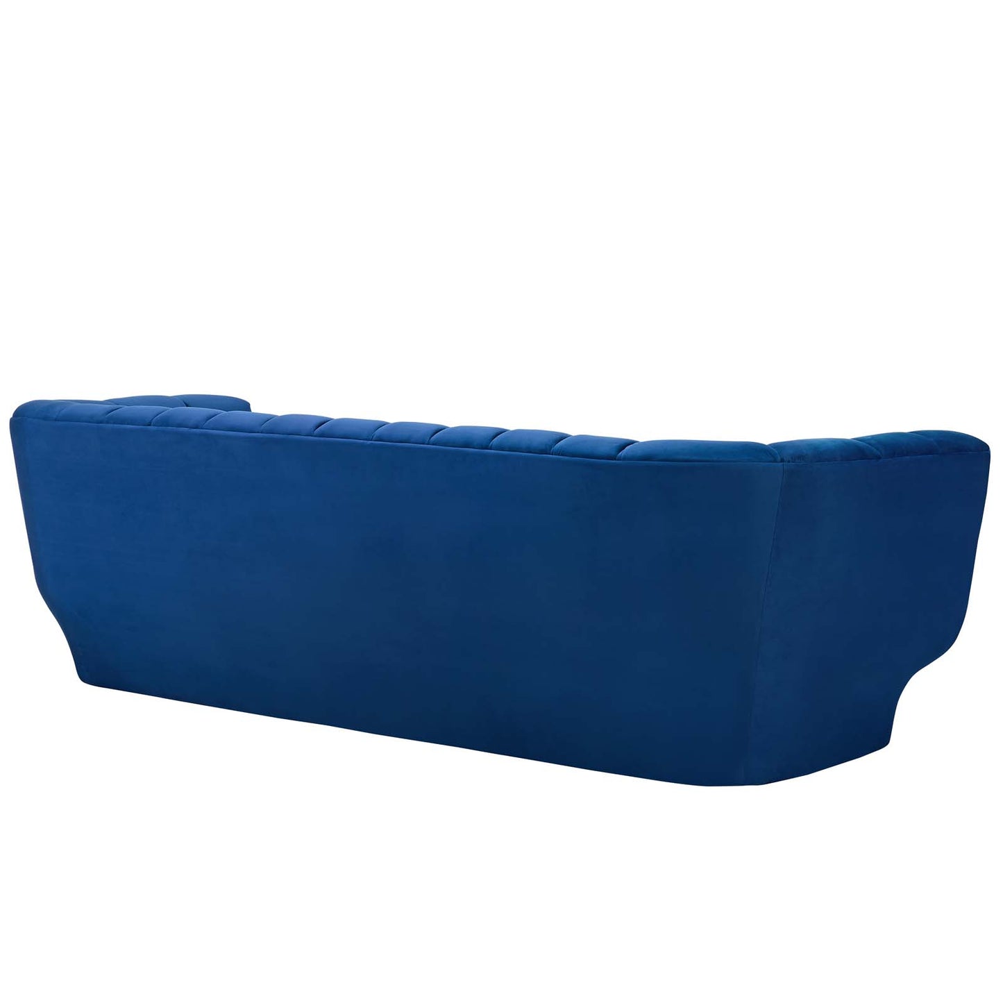 Entertain Vertical Channel Tufted Performance Velvet Sofa and Armchair Set by Modway