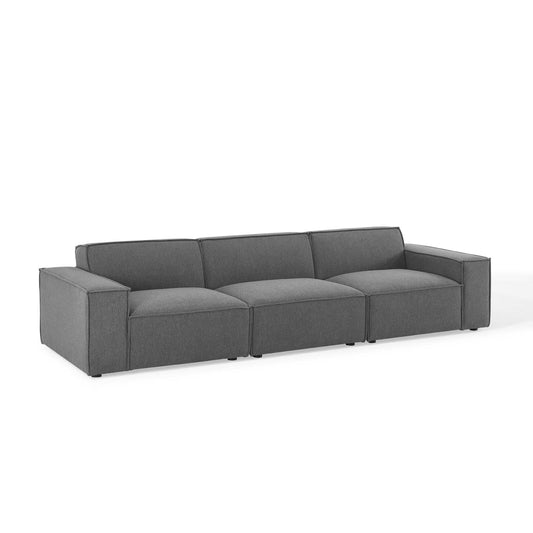 Restore 3 Piece Sectional Sofa | Polyester by Modway