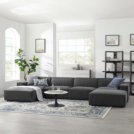 Restore 6 Piece Sectional Sofa | Polyester by Modway
