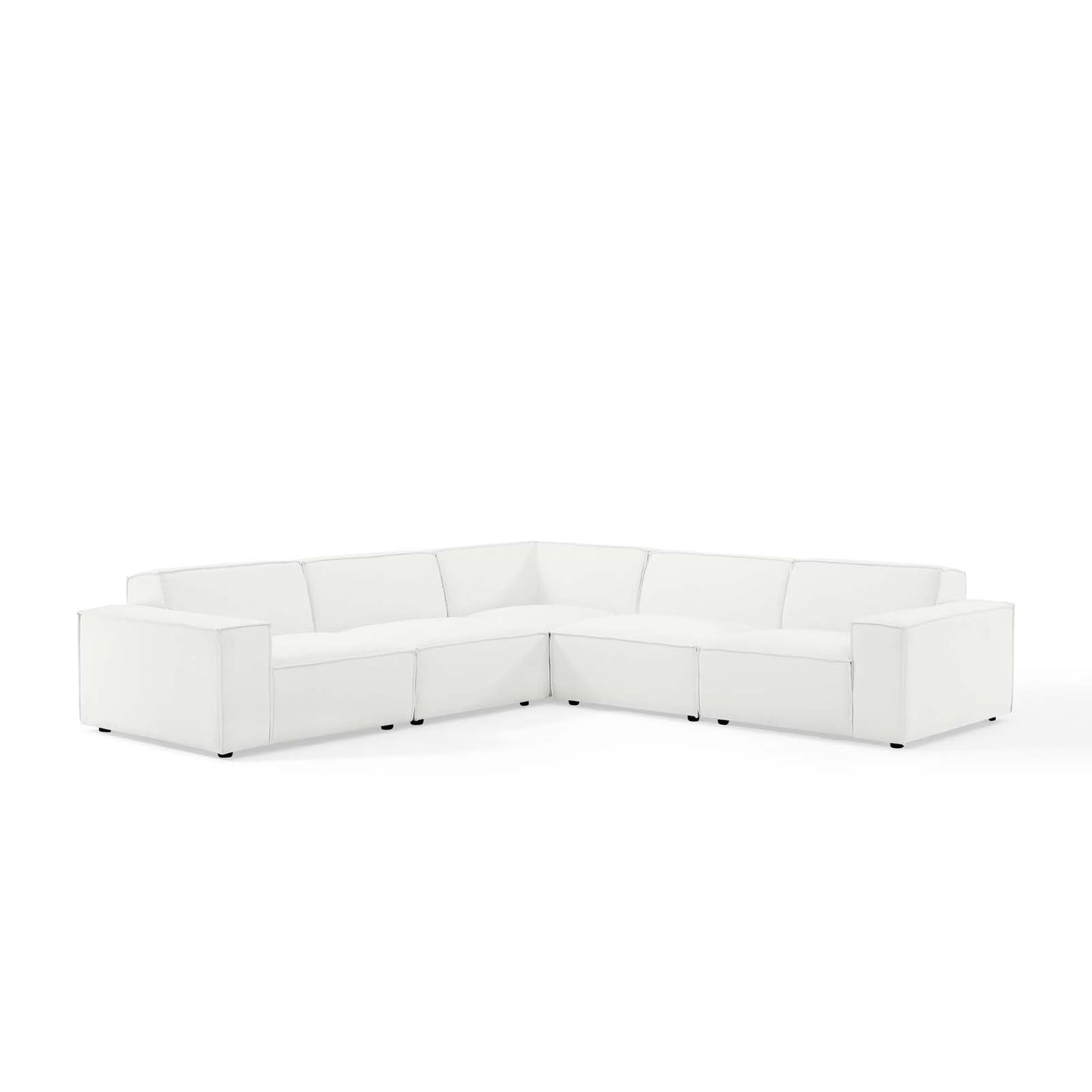 Restore 5 Piece Sectional Sofa | Polyester by Modway