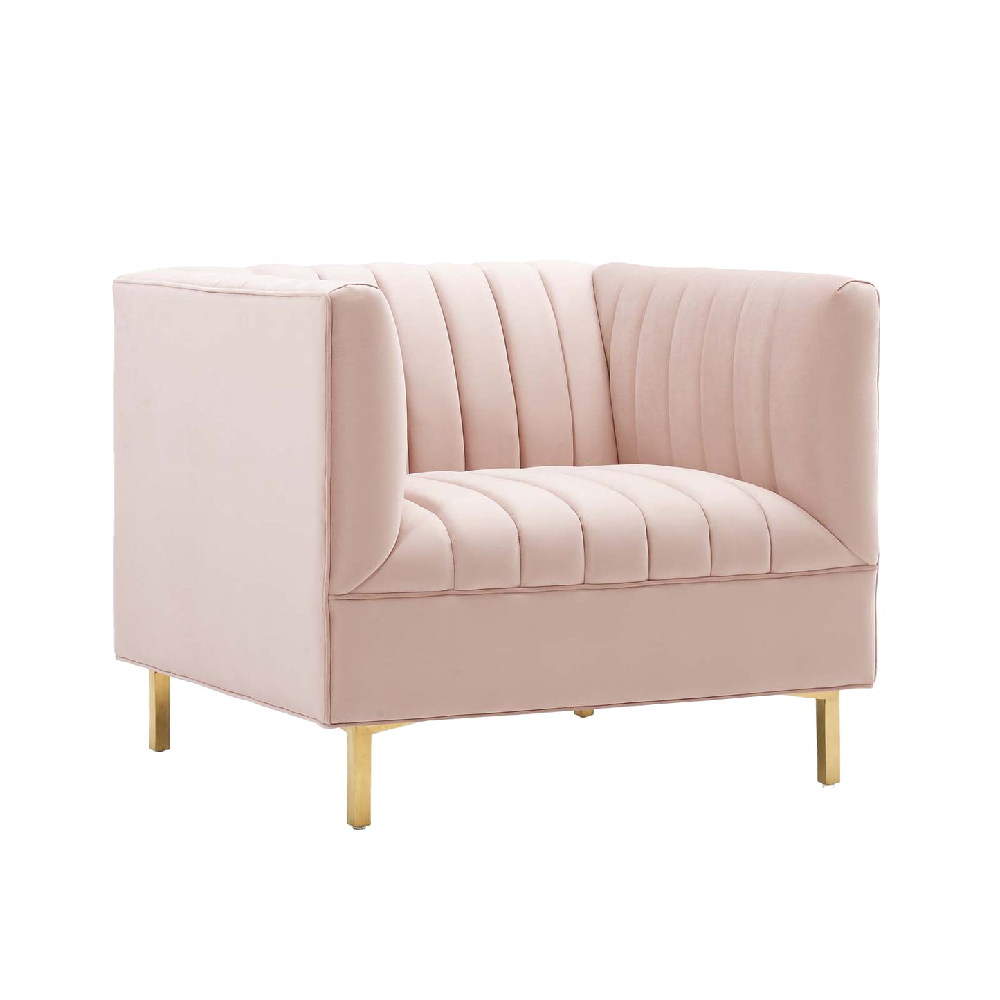 Shift Channel Tufted Performance Velvet Armchair by Modway