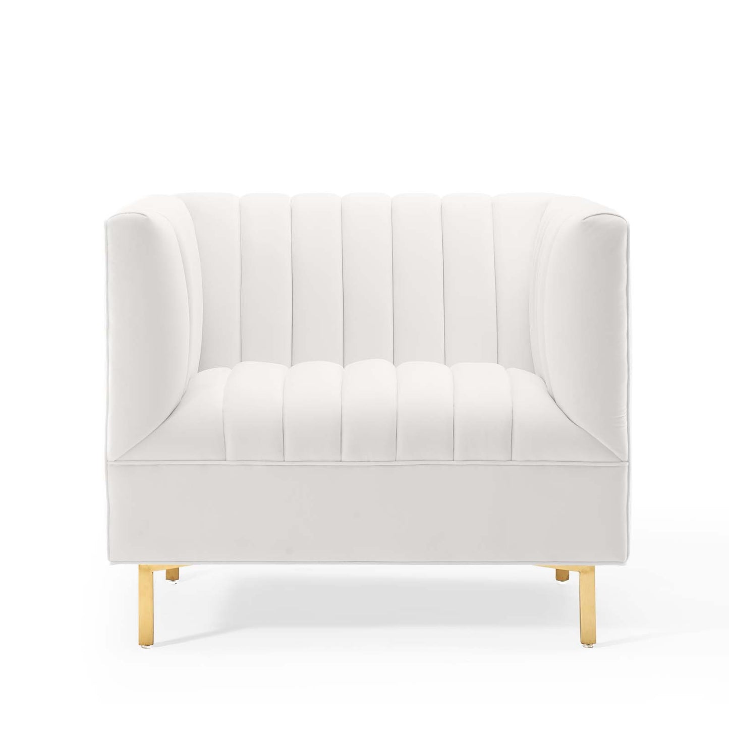 Shift Channel Tufted Performance Velvet Armchair by Modway