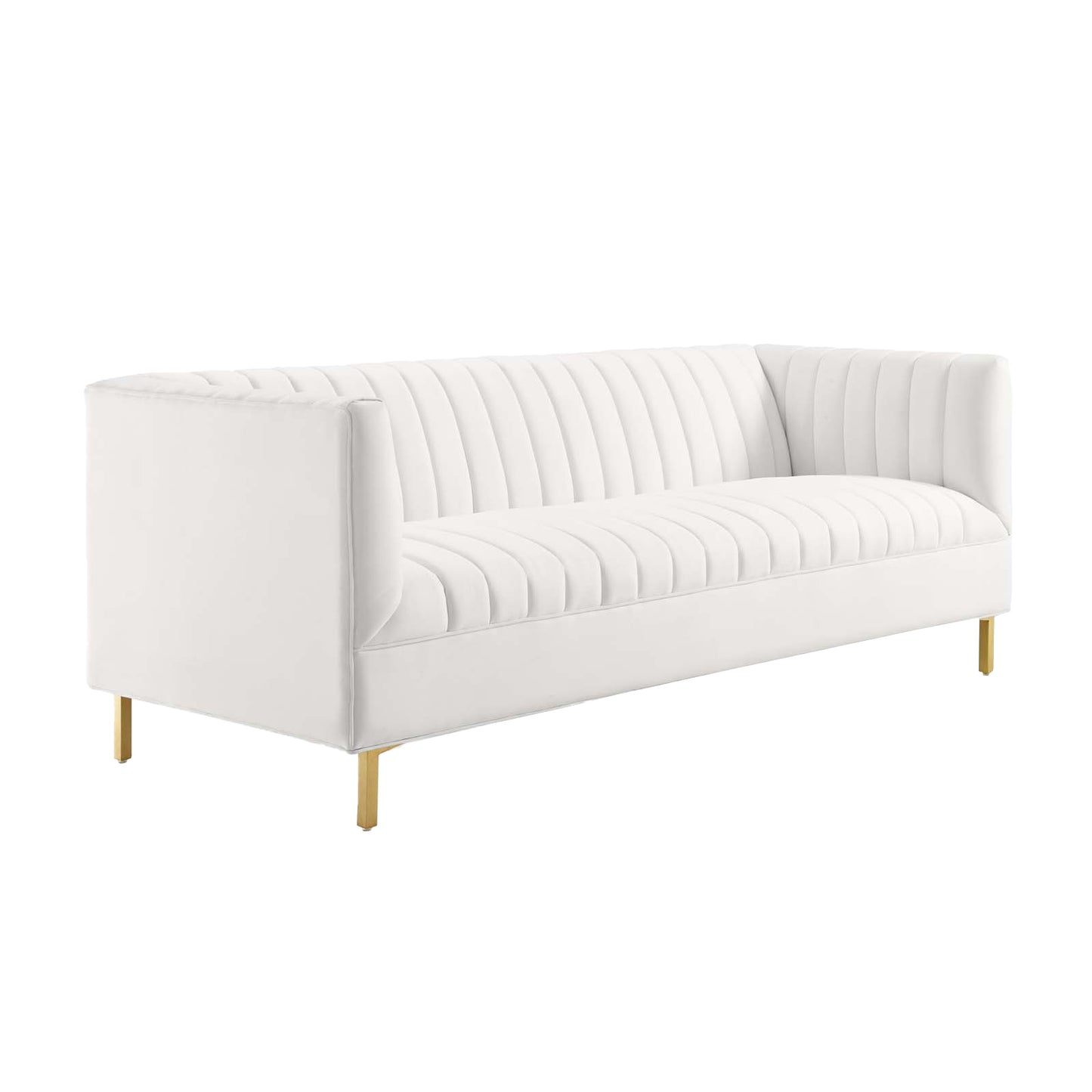 Shift Channel Tufted Performance Velvet Sofa by Modway