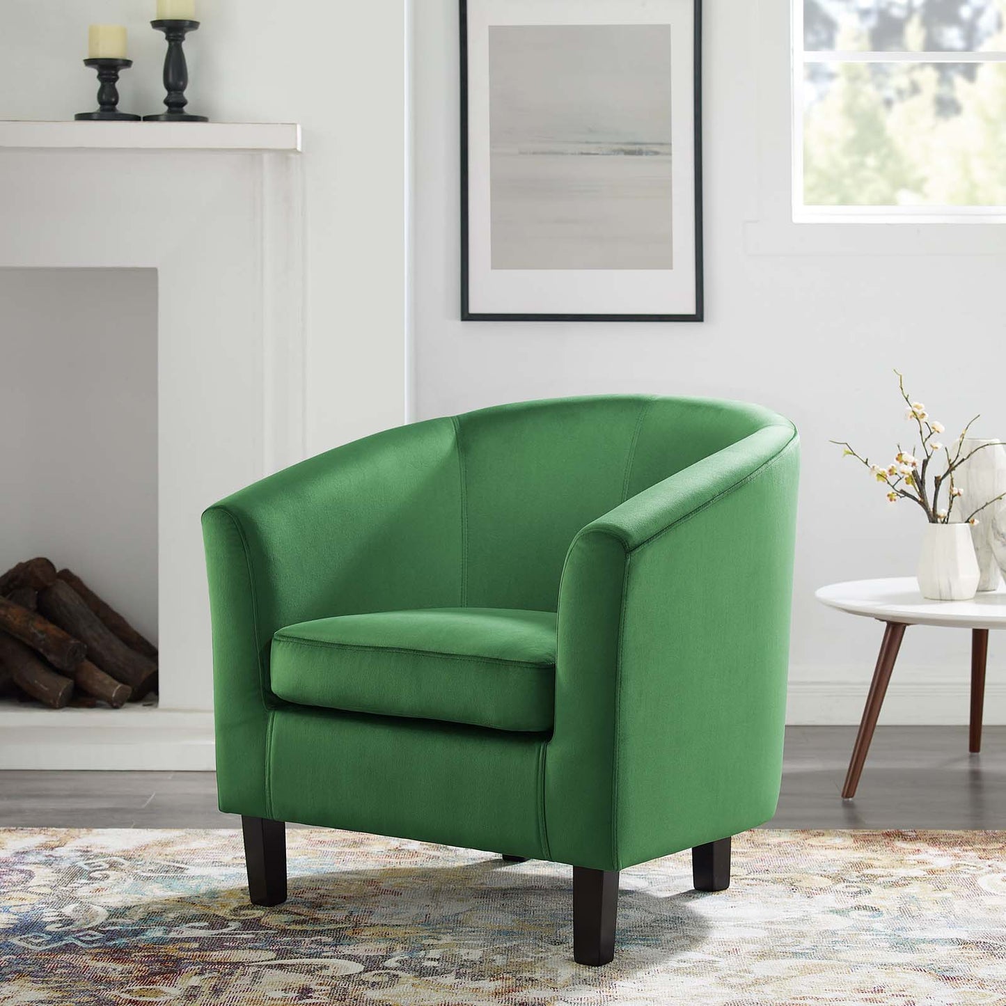 Prospect Performance Velvet Armchair by Modway