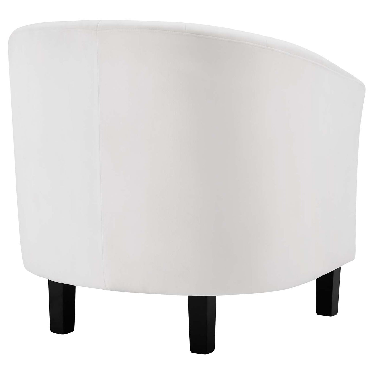 Prospect Channel Tufted Performance Velvet Loveseat and Armchair Set White by Modway