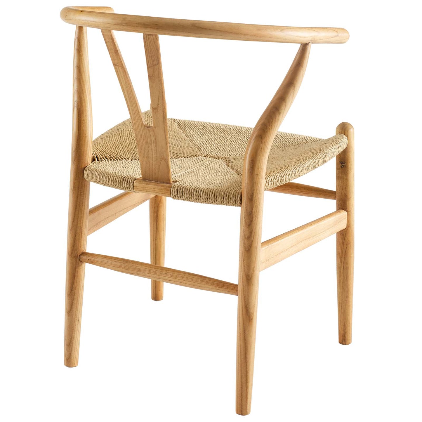 Amish Wood Dining Armchair Set of 2 Natural by Modway