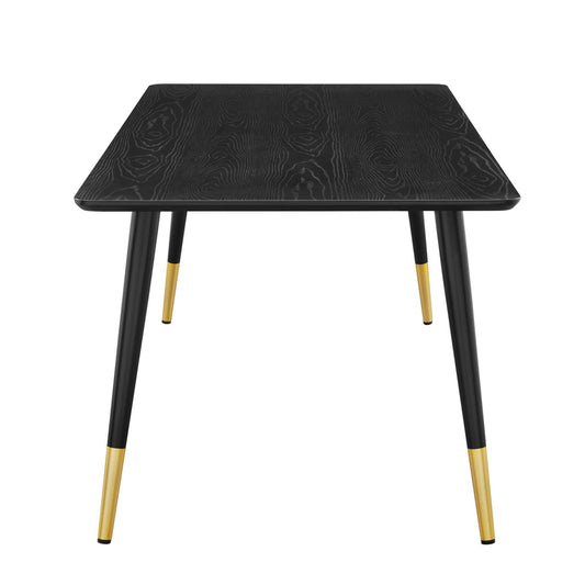 Vigor Rectangular Dining Table Black by Modway