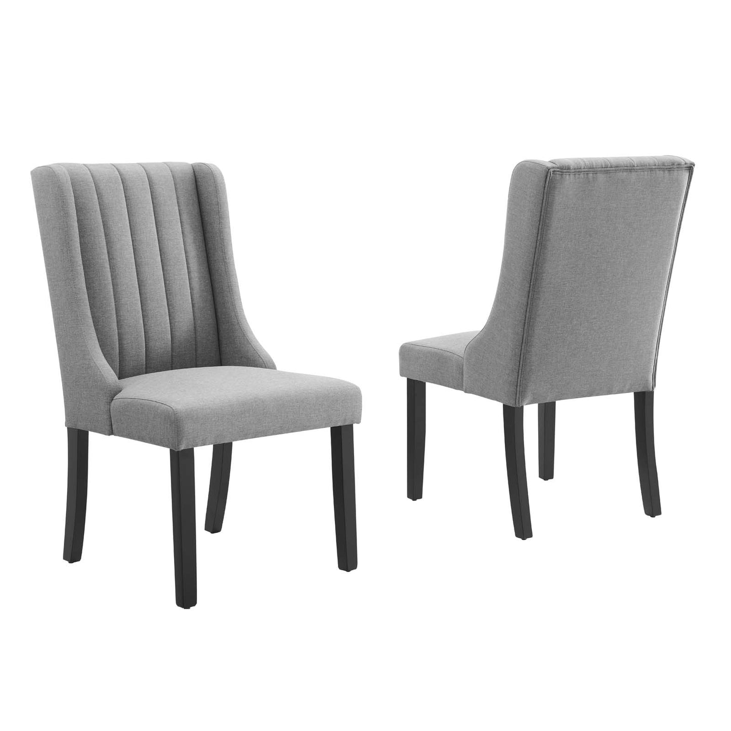 Renew Parsons Fabric Dining Side Chairs - Set of 2 by Modway