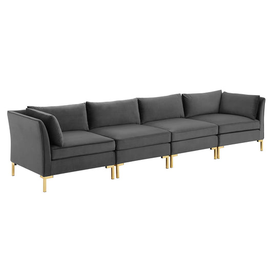 Ardent 4-Seater Performance Velvet Sofa by Modway