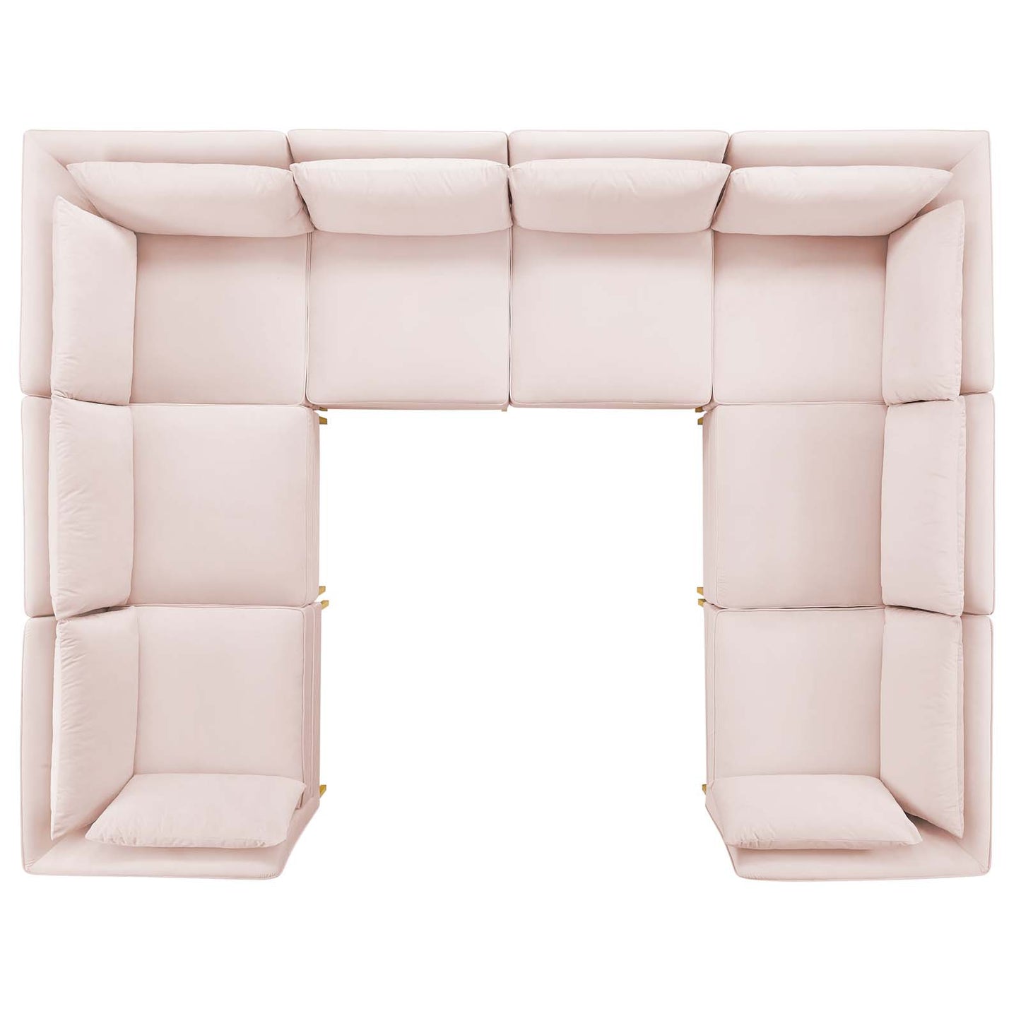 Ardent 8Piece Performance Velvet Sectional Sofa by Modway
