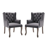 Realm Armchair Performance Velvet Set of 2 by Modway