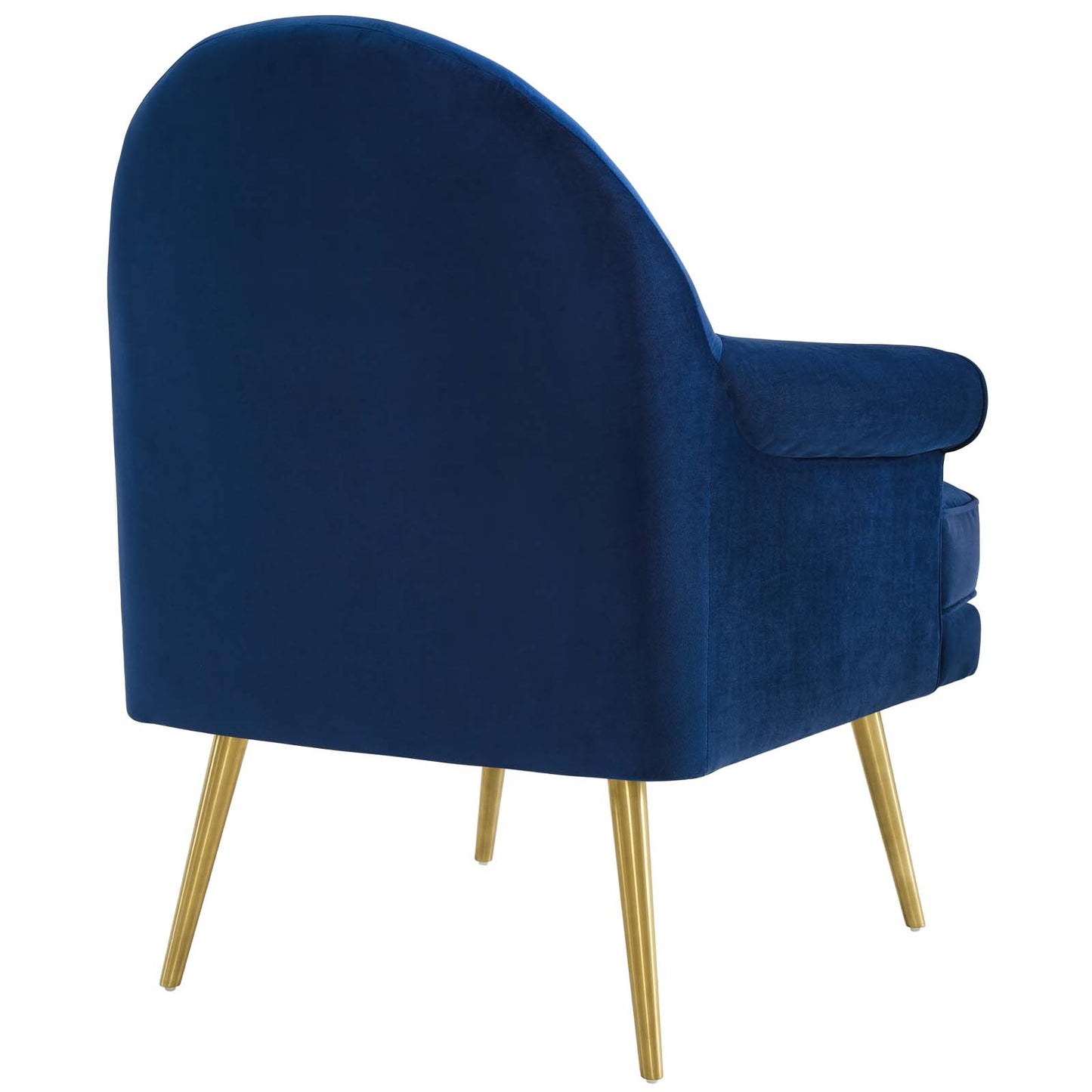 Revive Armchair Performance Velvet Set of 2 Navy by Modway