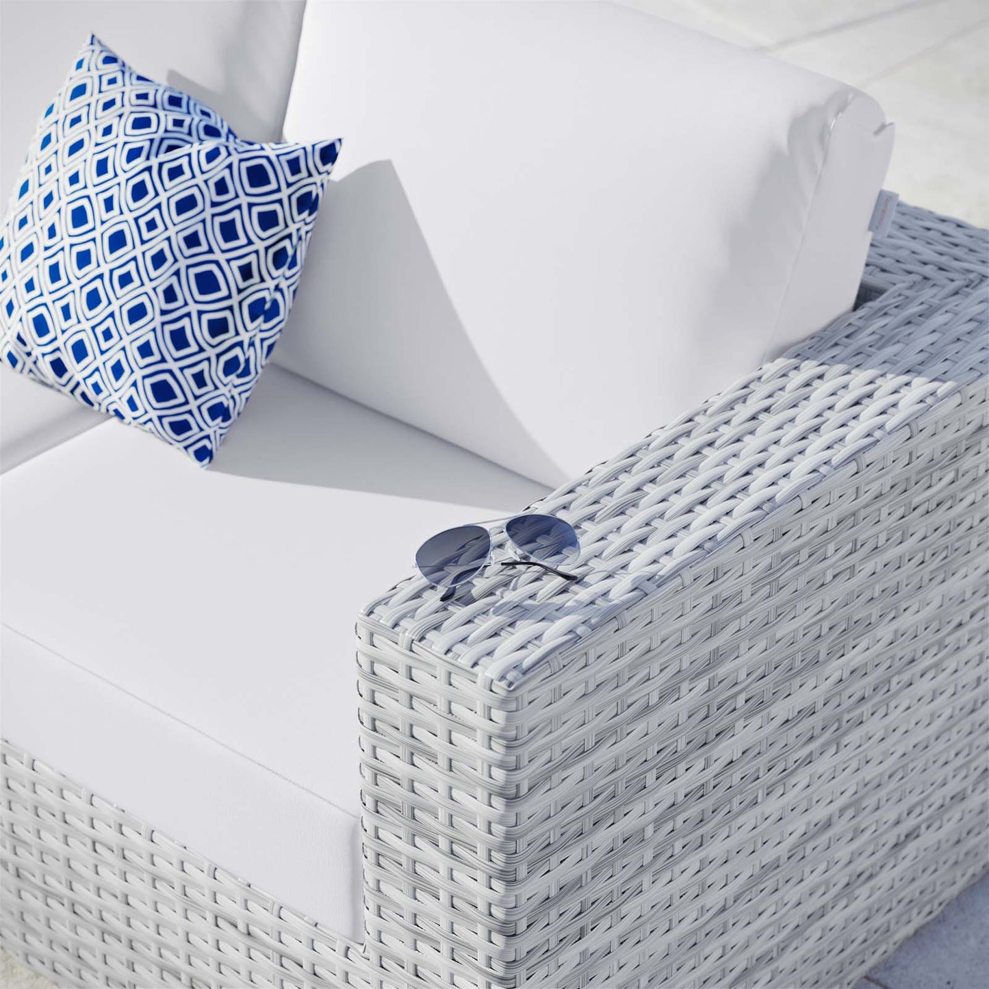 Convene Outdoor Patio RightArm Loveseat by Modway
