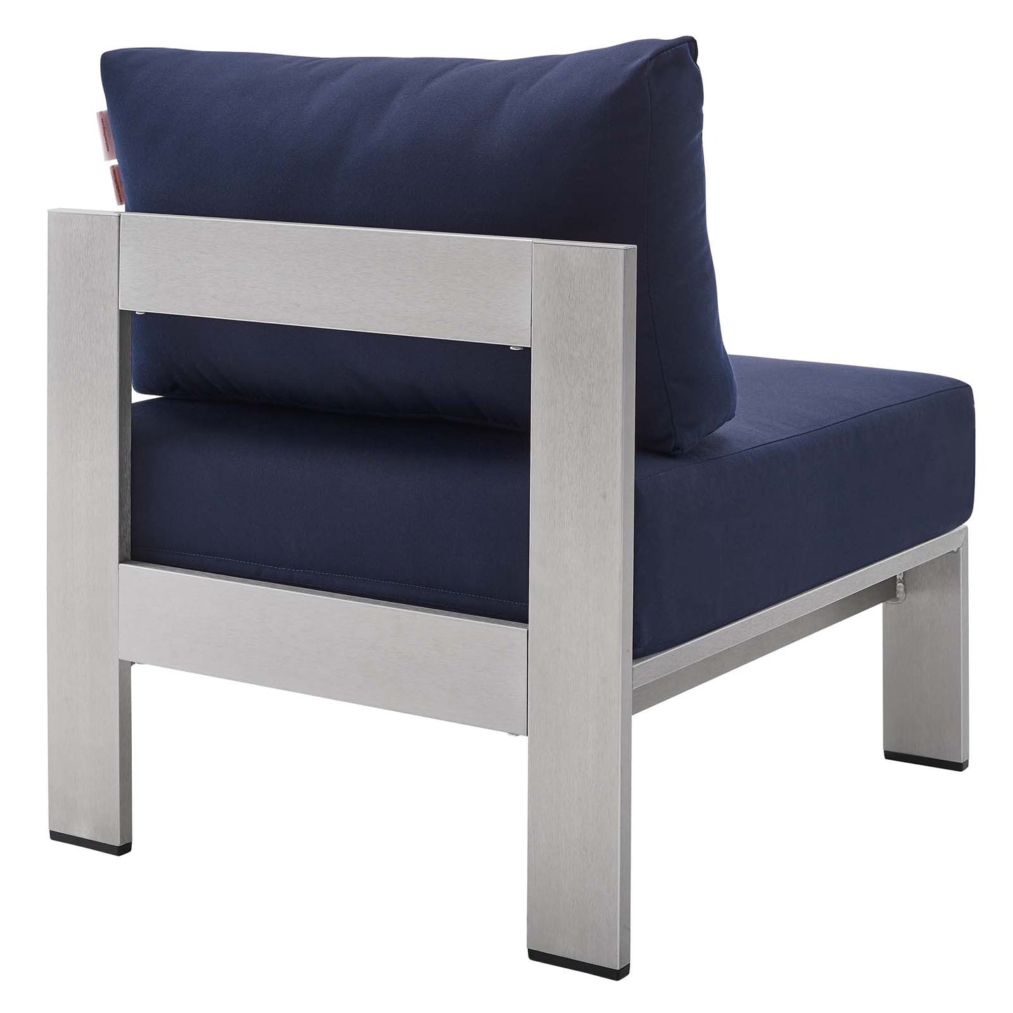 Sunbrella Fabric Aluminum Outdoor Patio Aluminum 3 Piece Outdoor Patio Set by Modway