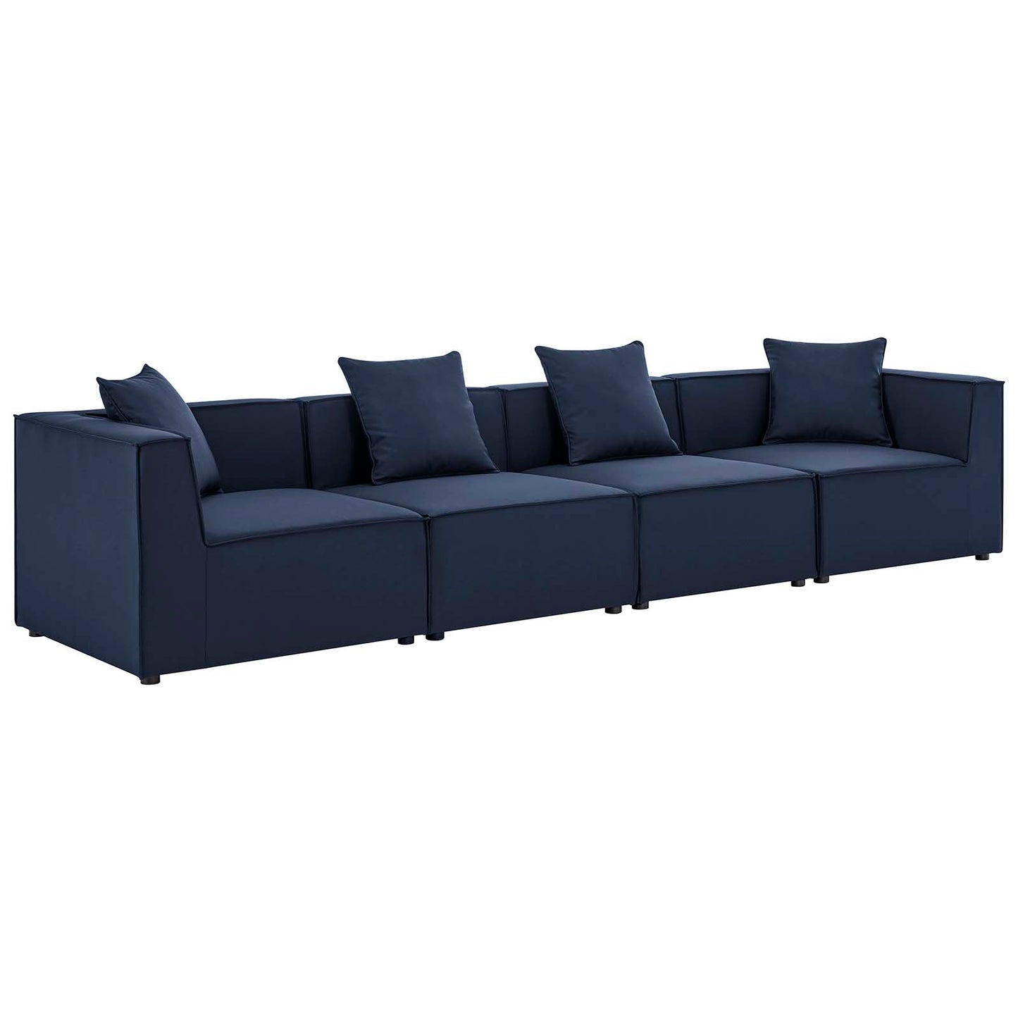 Saybrook Outdoor Patio Upholstered 4-Piece Sectional Sofa by Modway