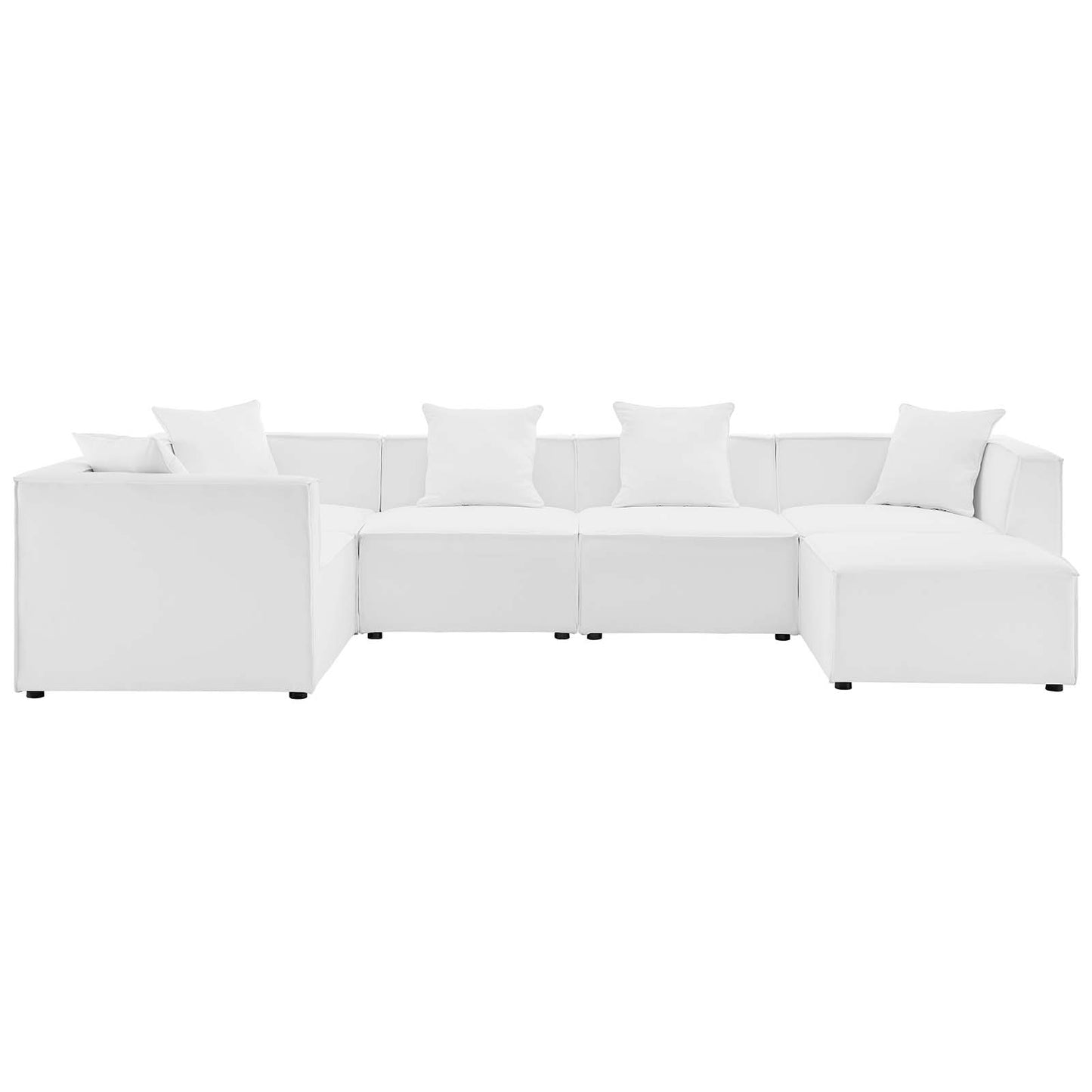 Saybrook Outdoor Patio Upholstered 6-Piece Sectional Sofa by Modway