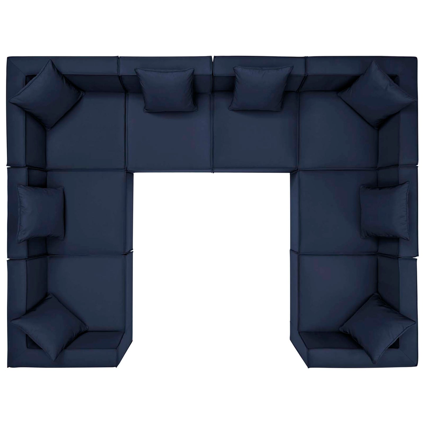 Saybrook Outdoor Patio Upholstered 8-Piece Sectional Sofa by Modway