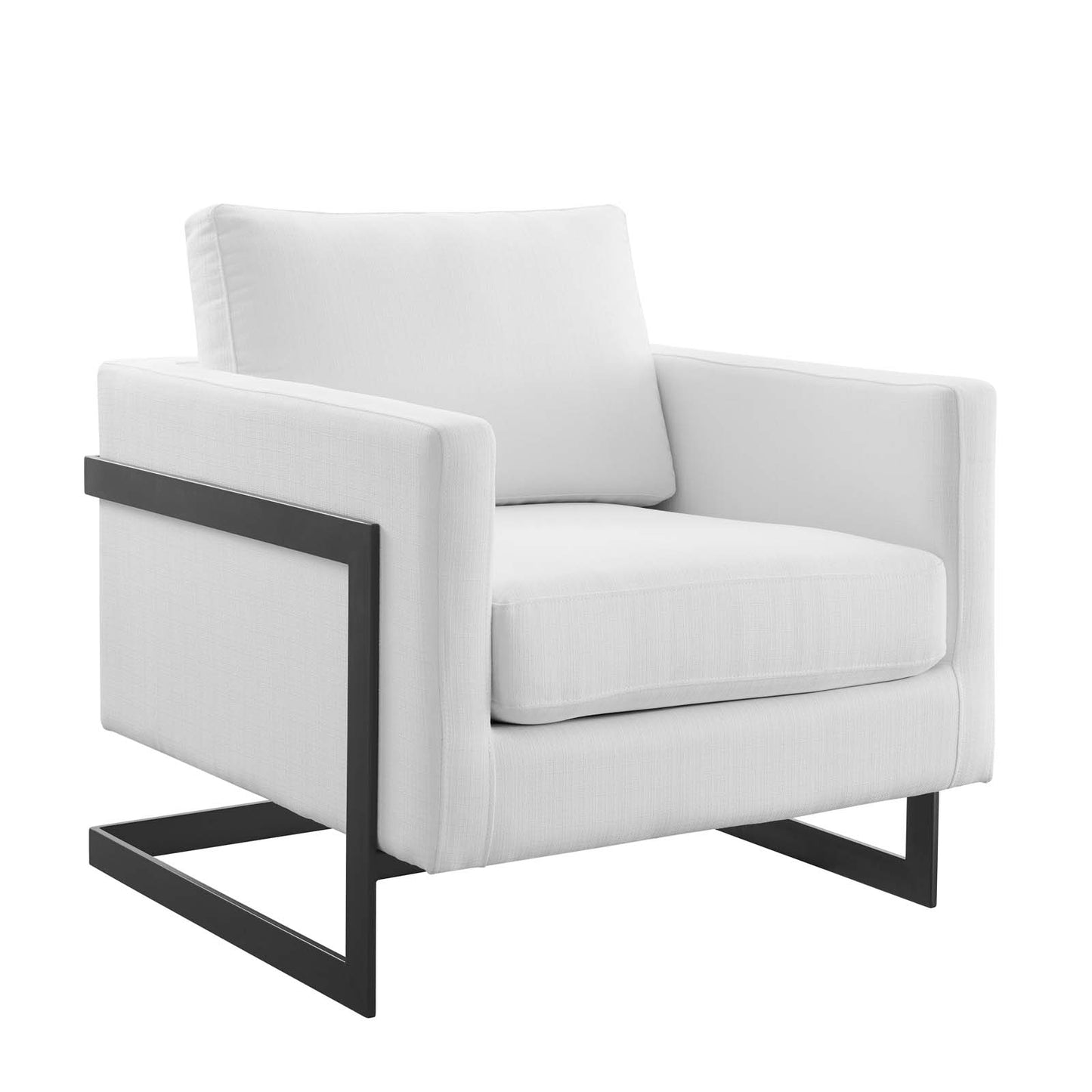Posse Upholstered Fabric Accent Chair | Polyester by Modway