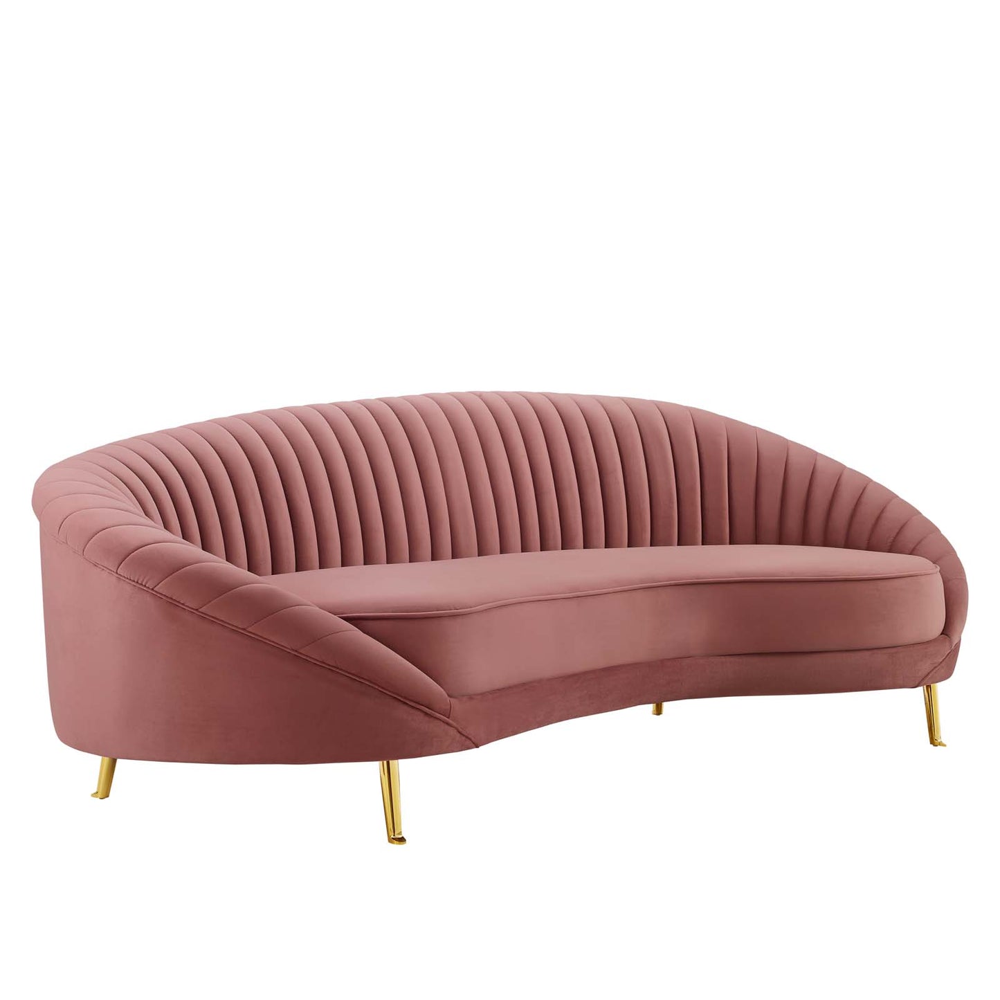 Camber Channel Tufted Performance Velvet Sofa by Modway