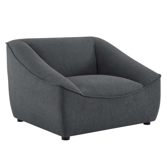 Comprise Armchair Charcoal | Polyester by Modway