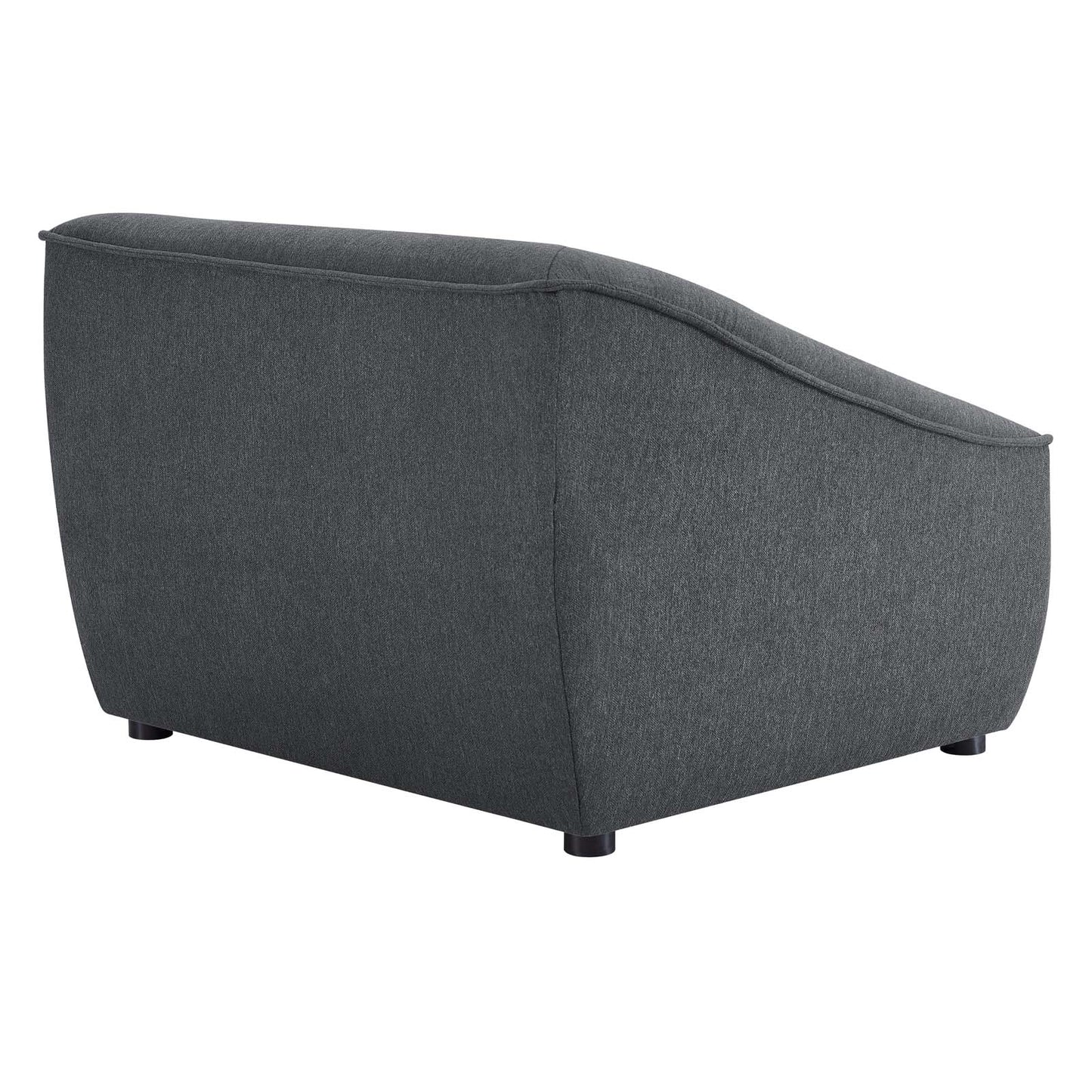 Comprise Armchair Charcoal | Polyester by Modway