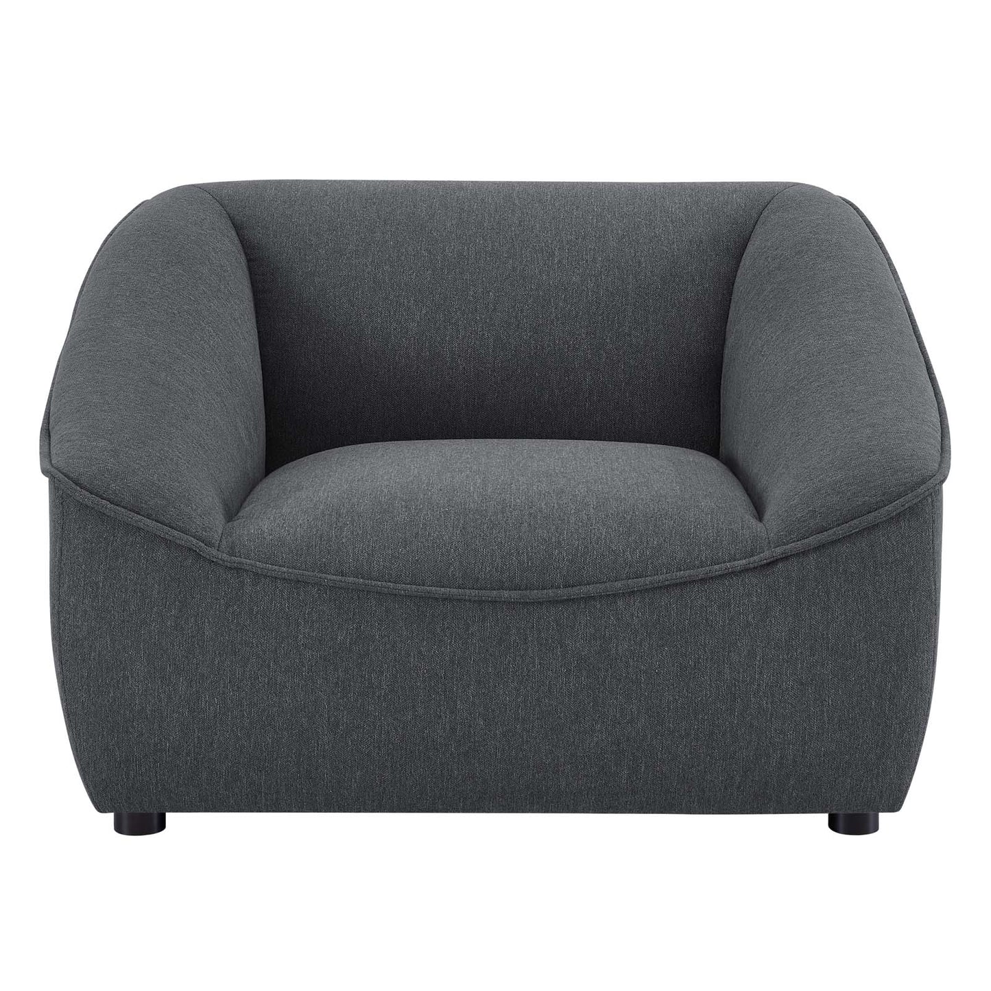Comprise Armchair Charcoal | Polyester by Modway