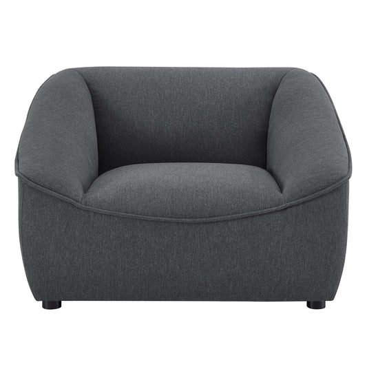 Comprise Armchair Charcoal | Polyester by Modway