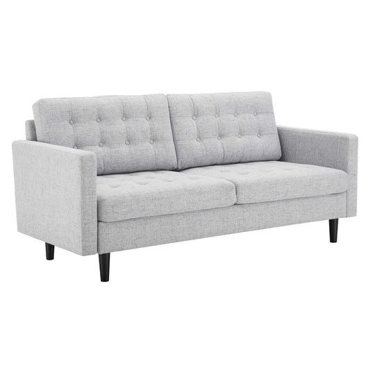 Exalt Tufted Fabric Sofa | Polyester by Modway