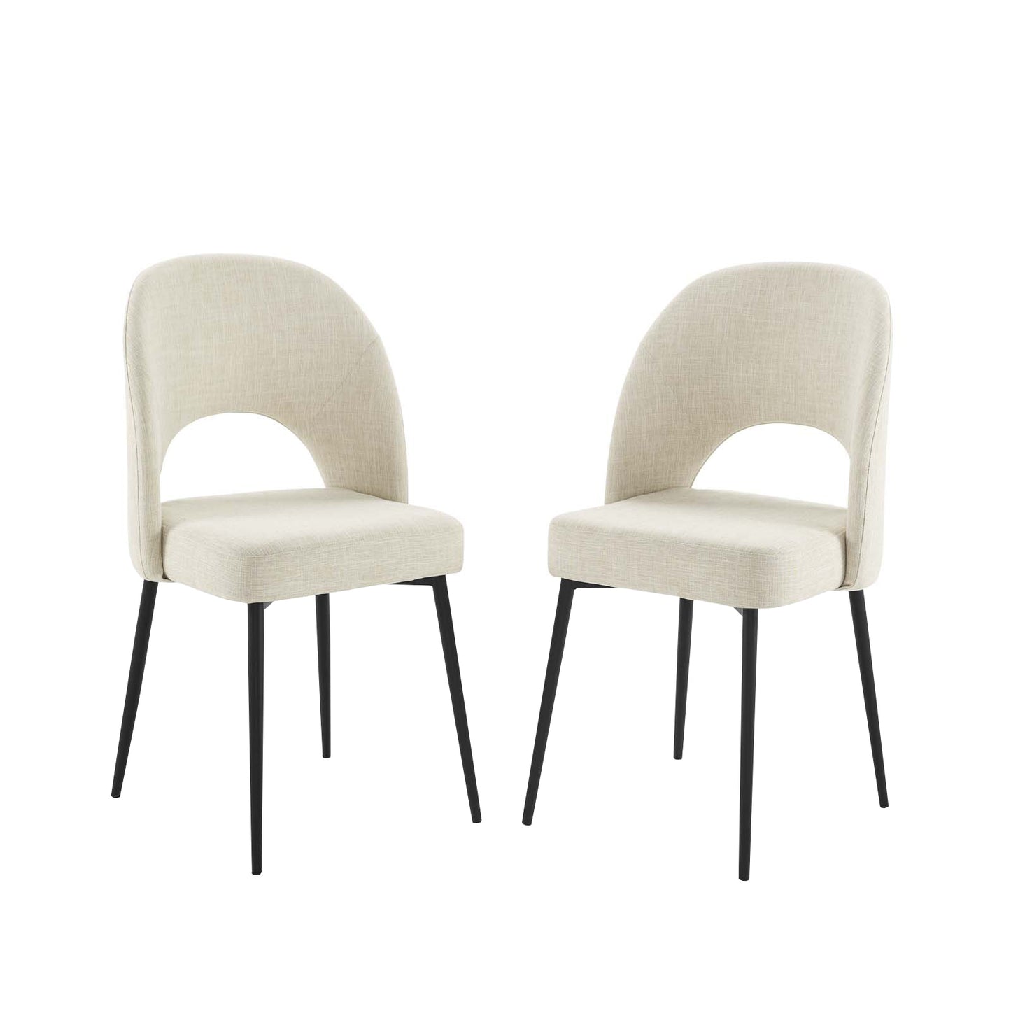 Rouse Dining Side Chair Upholstered Fabric Set of 2 by Modway