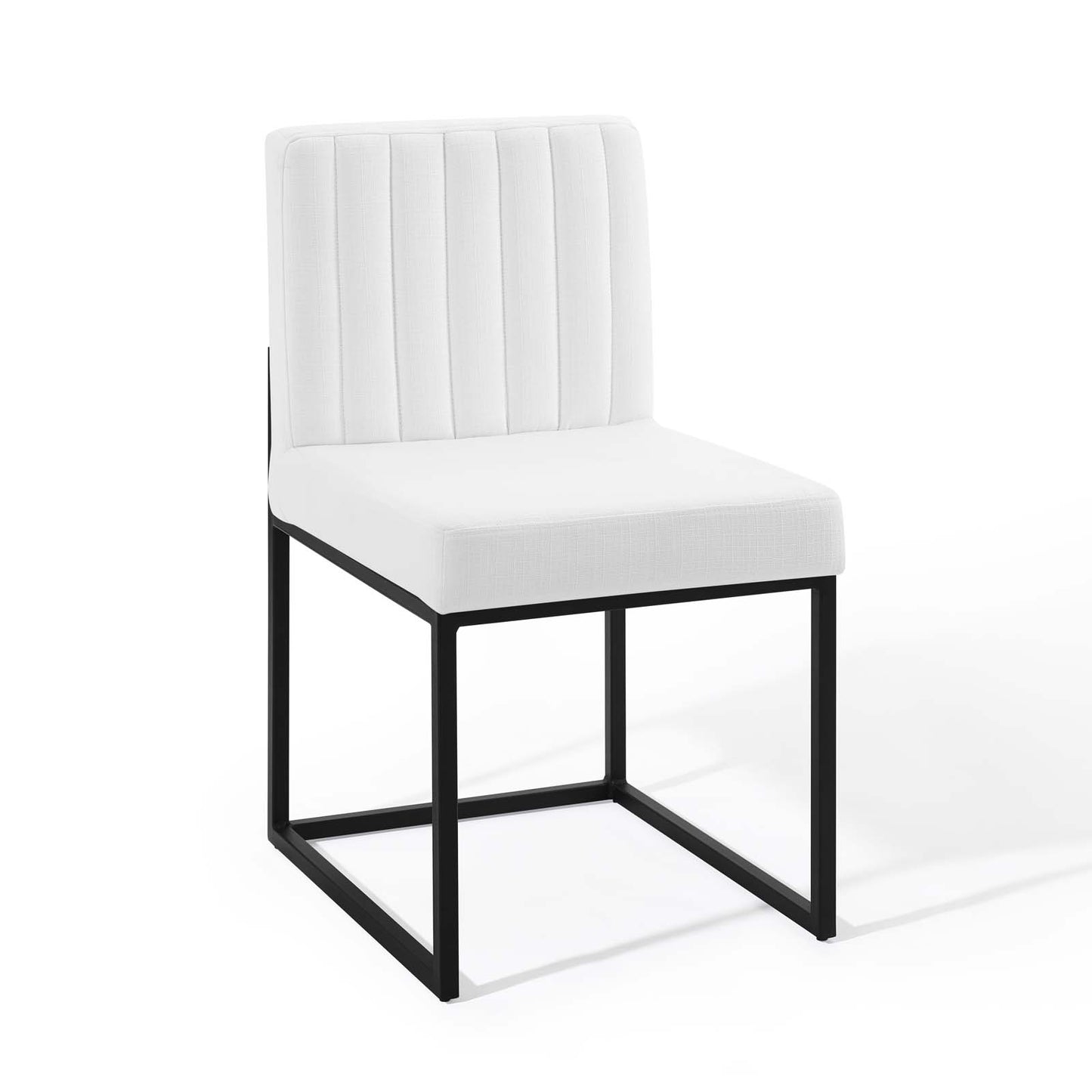 Carriage Dining Chair Upholstered Fabric Set of 2 | Polyester by Modway