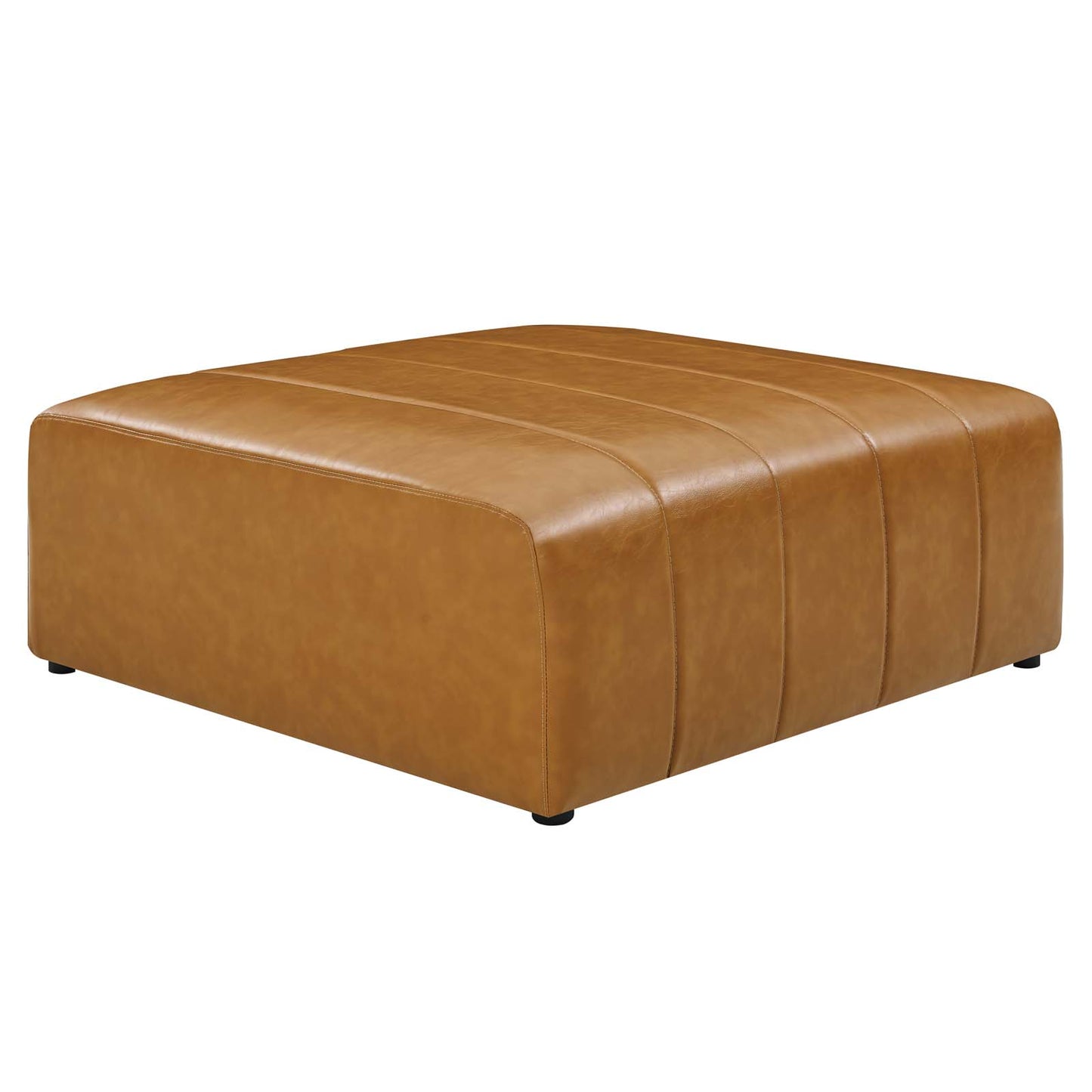 Bartlett Vegan Leather 4Piece Sectional Sofa Tan by Modway
